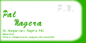 pal magera business card